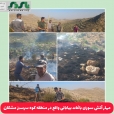 مهار آتش سوزی باغات بیابانی واقع در منطقه کوه سرسبز مشکان