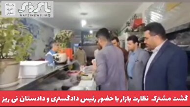 کلبپ/ بازار نی‌ریز زیر ذره‌بین دستگاه قضایی؛ تعطیلی یک واحد صنفی متخلف و معدوم‌سازی ۲۰ کیلوگرم مواد غذایی تاریخ گذشته