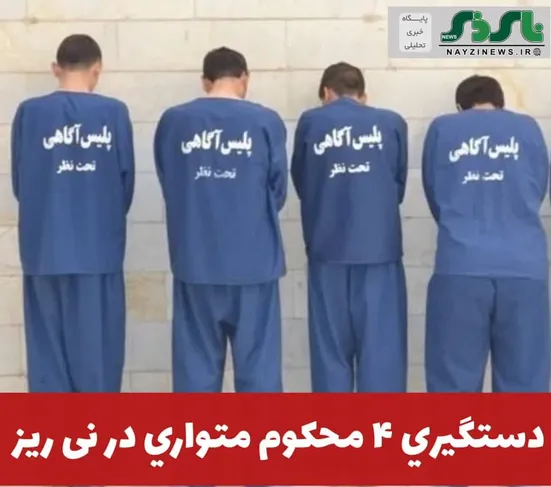 فرمانده انتظامي نی‌ریز از دستگيري 4 محکوم متواري در راستاي طرح ارتقاء امنيت اجتماعي در این شهرستان خبر داد