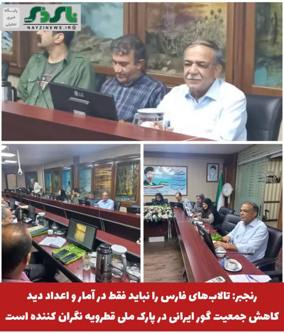 رنجبر: تالابهای فارس را نباید فقط در آمار و اعداد دید / کاهش جمعیت گور ایرانی در پارک ملی قطرویه نگران کننده است رنجبر: تالابهای فارس را نباید فقط در آمار و اعداد دید / کاهش جمعیت گور ایرانی در پارک ملی قطرویه نگران کننده است