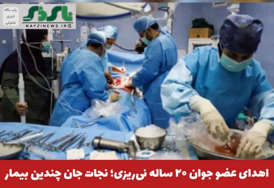 سرپرست بیمارستان شهدای سلامت نیریز از اهدای اعضای بدن یک جوان ۲۰ ساله نیریزی پس از تأیید مرگ مغزی خبر داد. سرپرست بیمارستان شهدای سلامت نیریز از اهدای اعضای بدن یک جوان ۲۰ ساله نیریزی پس از تأیید مرگ مغزی خبر داد.